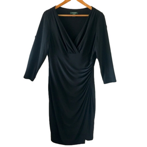 Lauren Ralph Lauren Black Long Sleeve Dress